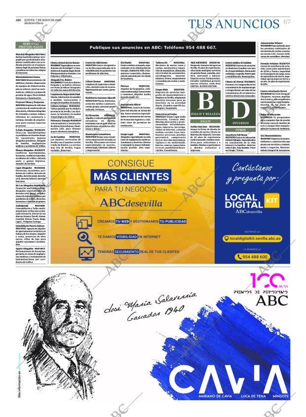 ABC SEVILLA 07-05-2020 página 67