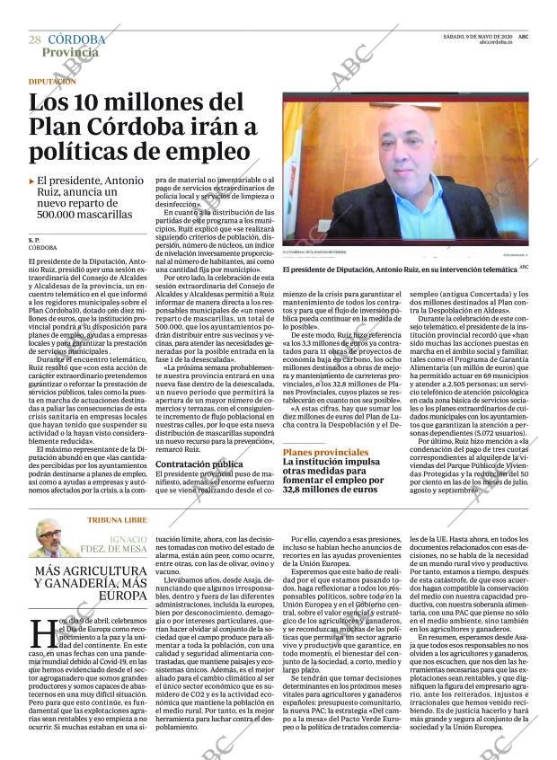 ABC CORDOBA 09-05-2020 página 28