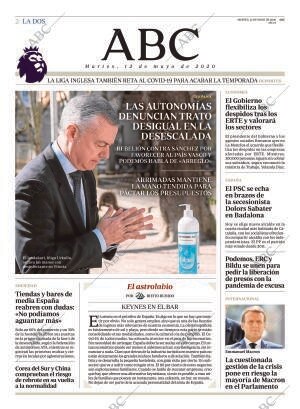 ABC MADRID 12-05-2020 página 2