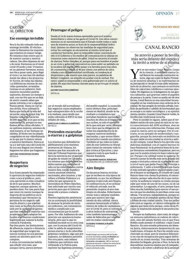 ABC SEVILLA 13-05-2020 página 17