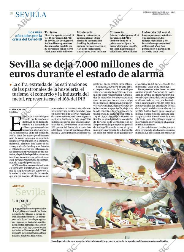 ABC SEVILLA 13-05-2020 página 18