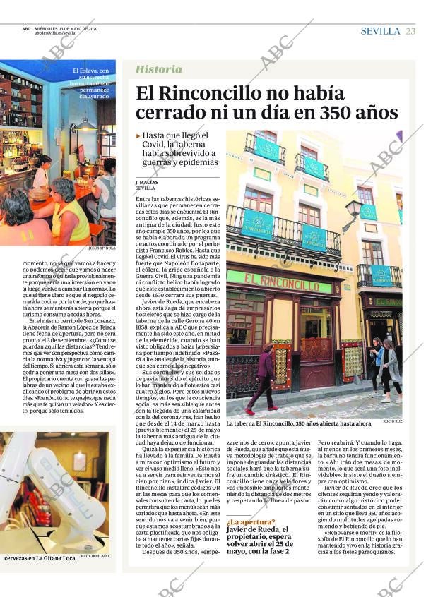 ABC SEVILLA 13-05-2020 página 23