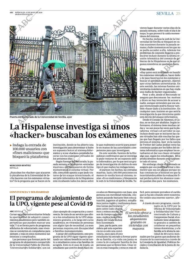 ABC SEVILLA 13-05-2020 página 25