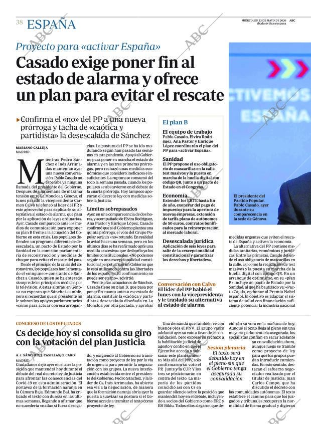ABC SEVILLA 13-05-2020 página 38