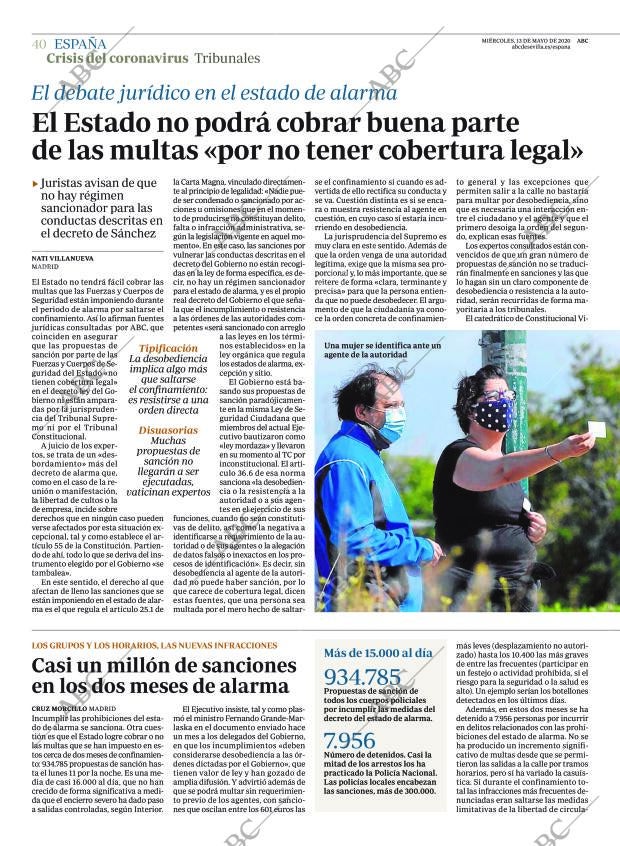 ABC SEVILLA 13-05-2020 página 40