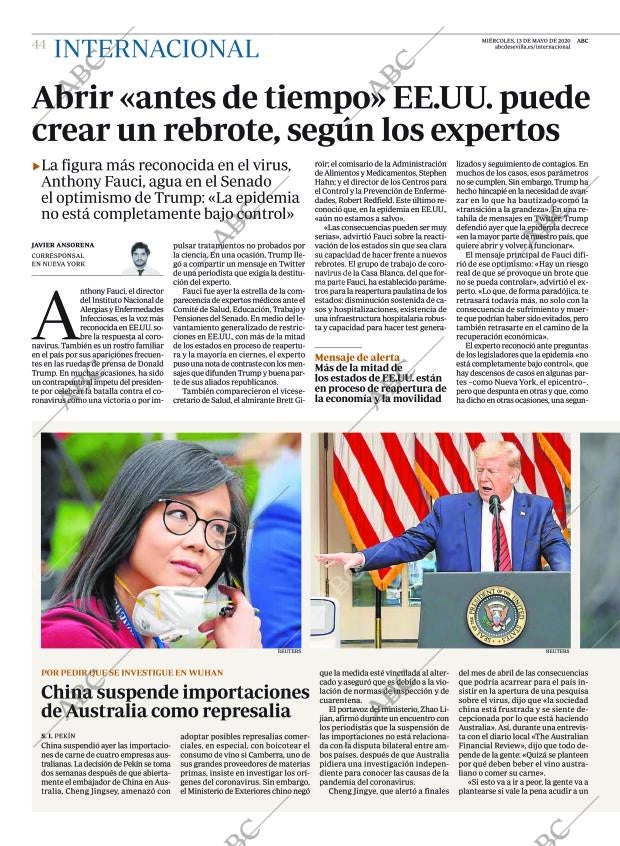 ABC SEVILLA 13-05-2020 página 44