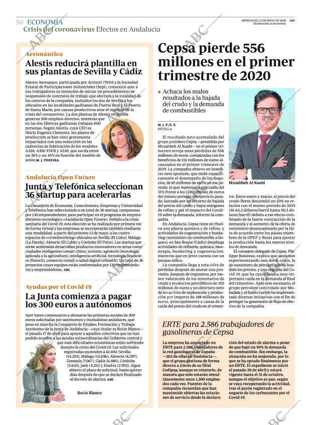 ABC SEVILLA 13-05-2020 página 50
