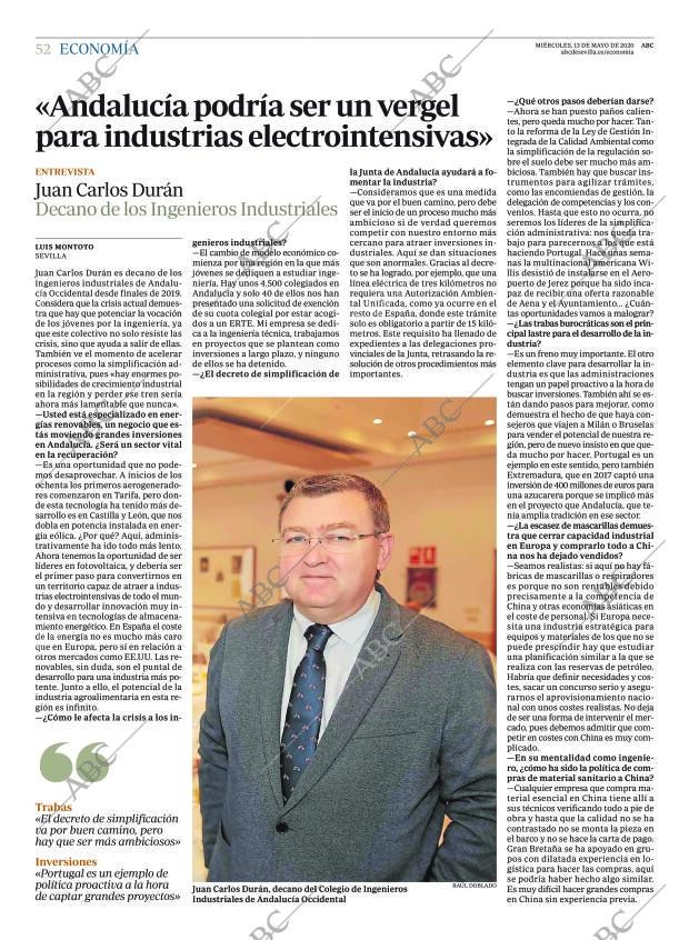 ABC SEVILLA 13-05-2020 página 52