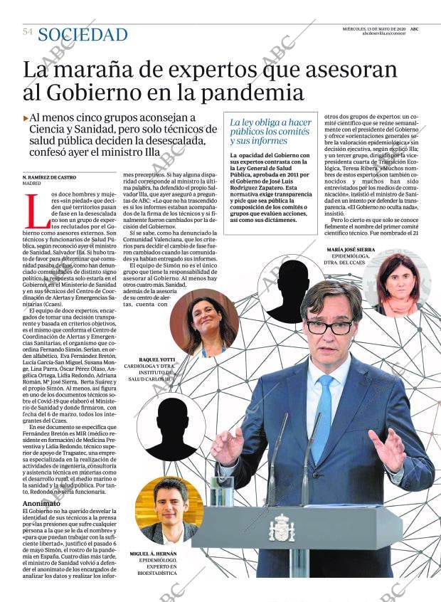 ABC SEVILLA 13-05-2020 página 54