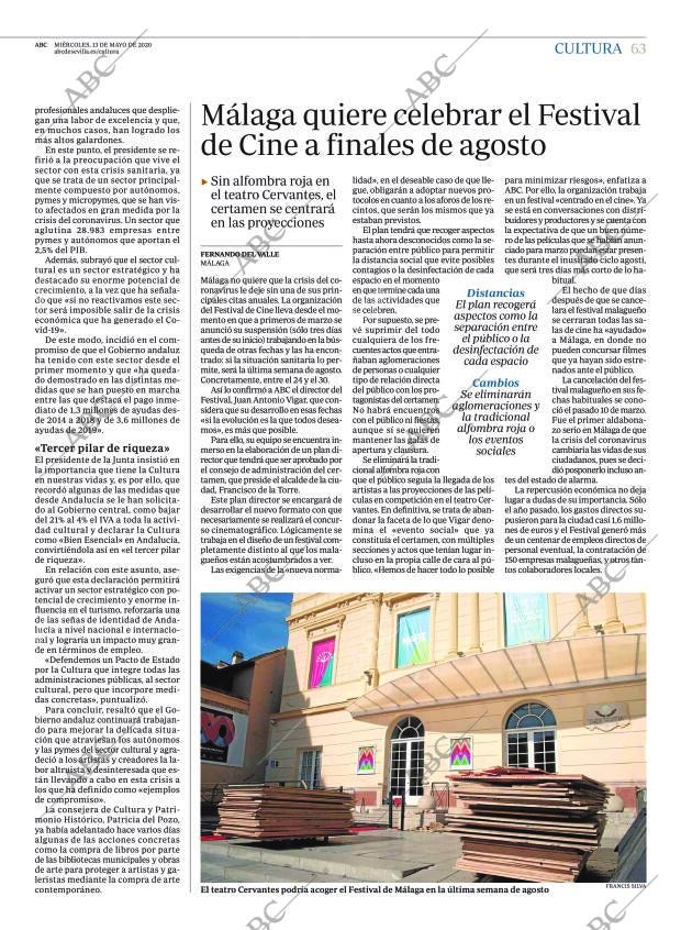 ABC SEVILLA 13-05-2020 página 63