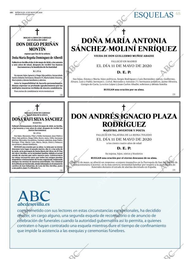 ABC SEVILLA 13-05-2020 página 65