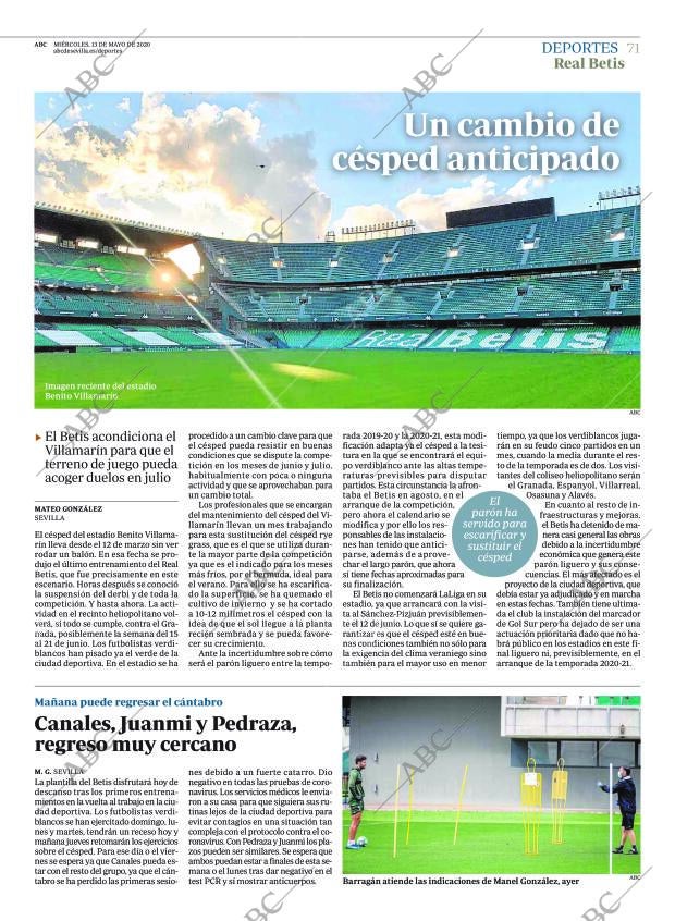 ABC SEVILLA 13-05-2020 página 71