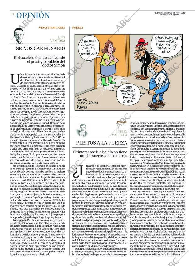 ABC SEVILLA 14-05-2020 página 14