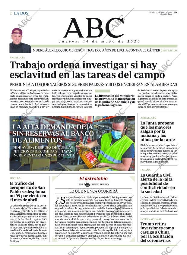 ABC SEVILLA 14-05-2020 página 2