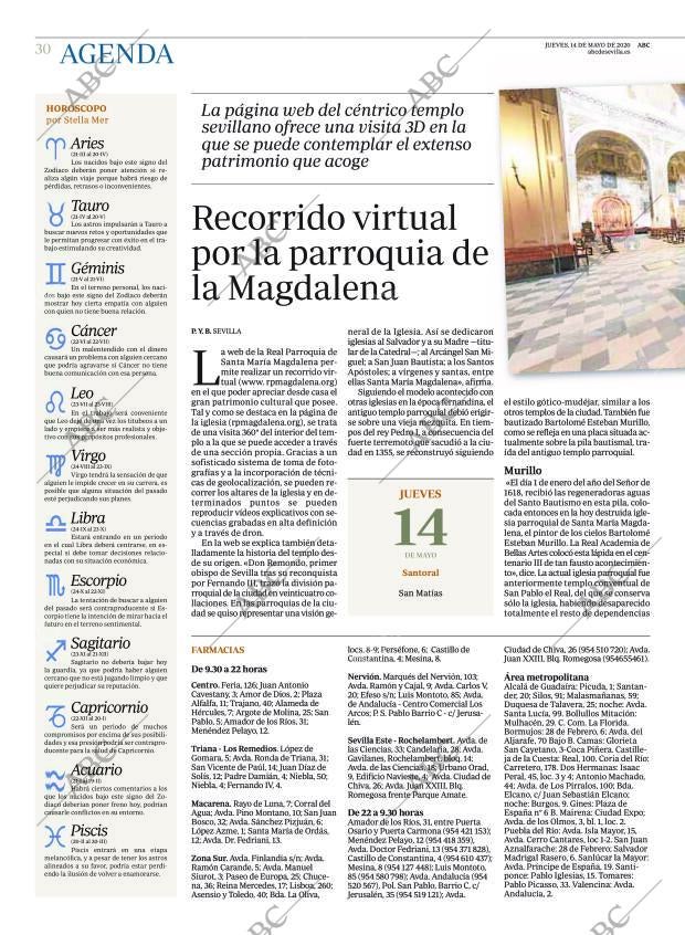 ABC SEVILLA 14-05-2020 página 30