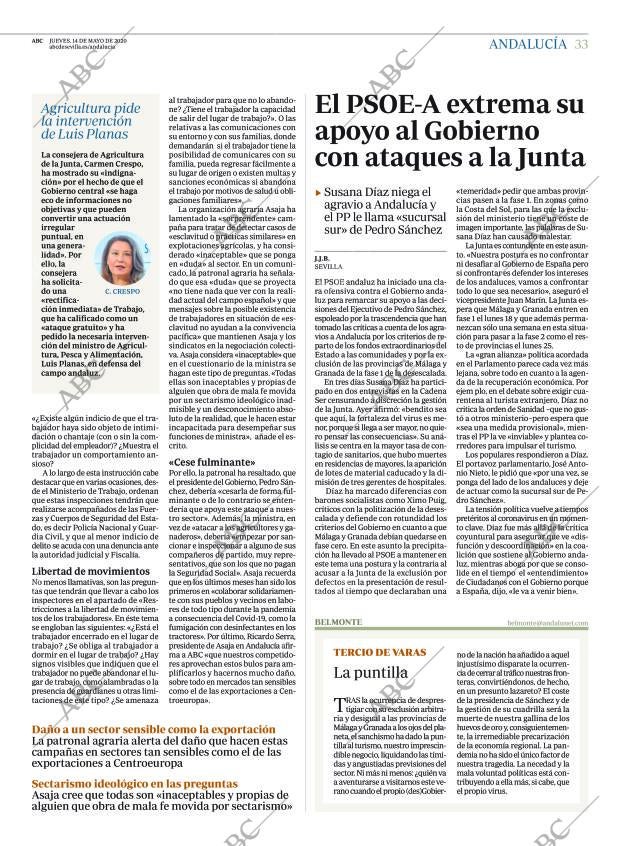 ABC SEVILLA 14-05-2020 página 33