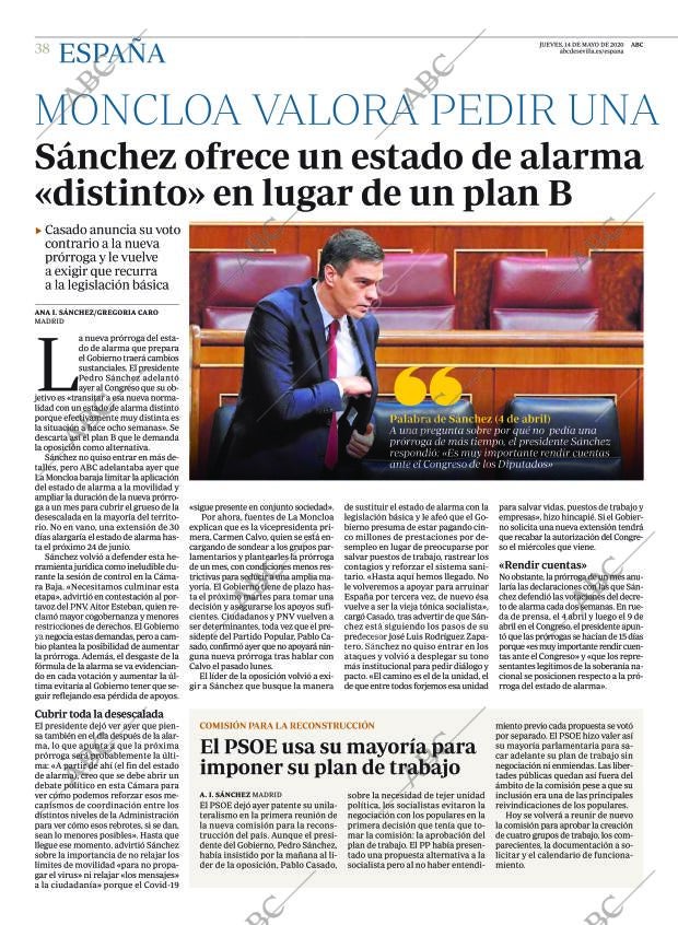 ABC SEVILLA 14-05-2020 página 38