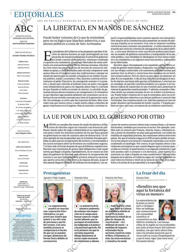 ABC SEVILLA 14-05-2020 página 4
