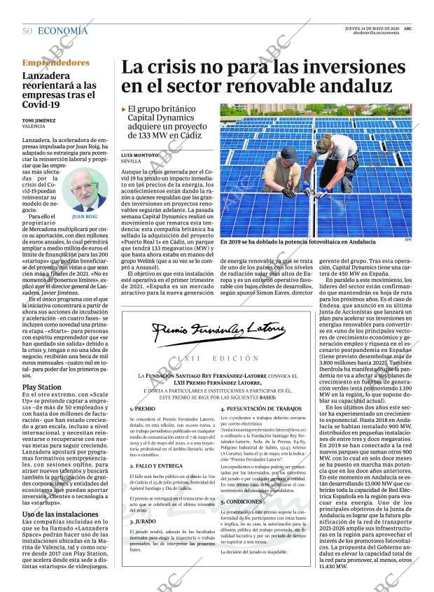 ABC SEVILLA 14-05-2020 página 50