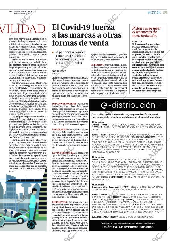 ABC SEVILLA 14-05-2020 página 55
