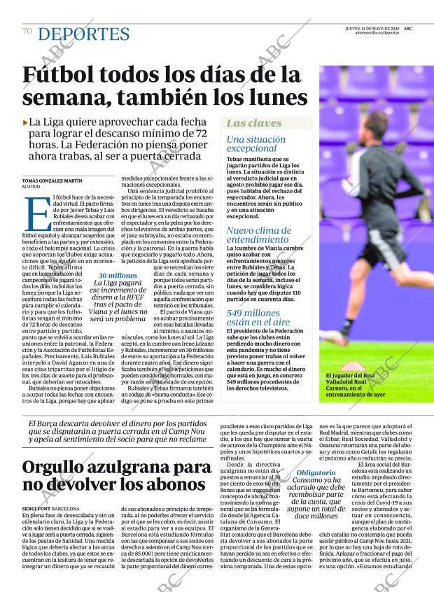 ABC SEVILLA 14-05-2020 página 70