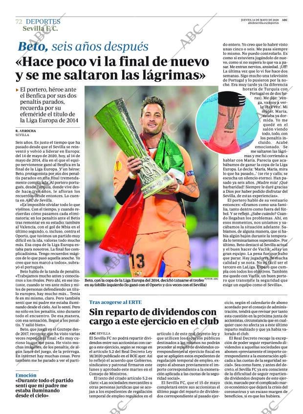ABC SEVILLA 14-05-2020 página 72