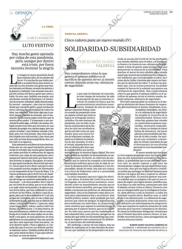 ABC SEVILLA 15-05-2020 página 16