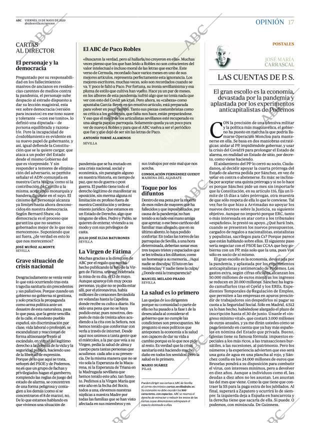 ABC SEVILLA 15-05-2020 página 17