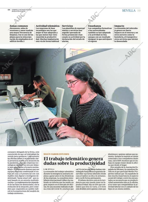 ABC SEVILLA 15-05-2020 página 19