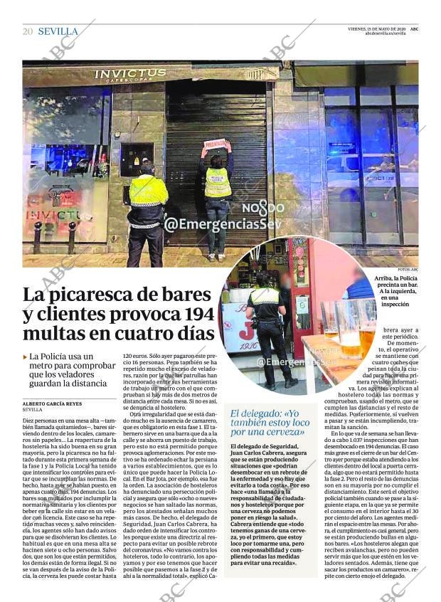 ABC SEVILLA 15-05-2020 página 20