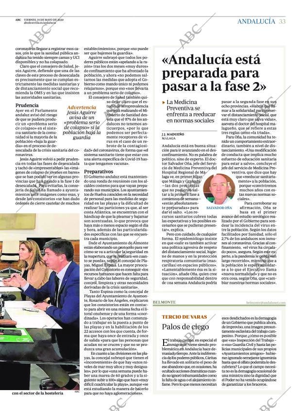ABC SEVILLA 15-05-2020 página 33