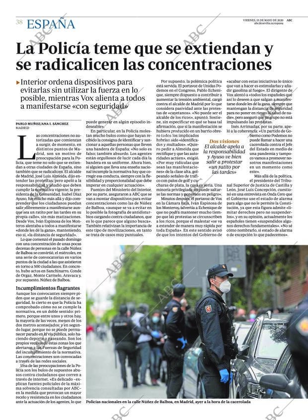 ABC SEVILLA 15-05-2020 página 38