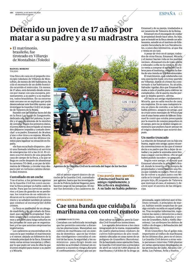 ABC SEVILLA 15-05-2020 página 43