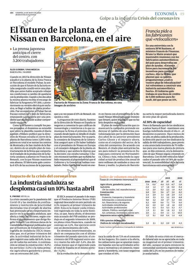 ABC SEVILLA 15-05-2020 página 49