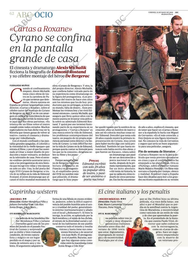 ABC SEVILLA 15-05-2020 página 62
