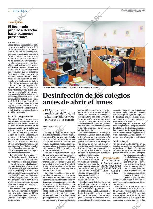 ABC SEVILLA 16-05-2020 página 20