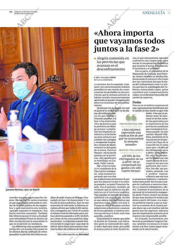 ABC SEVILLA 16-05-2020 página 31