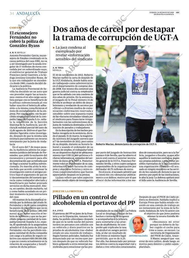 ABC SEVILLA 16-05-2020 página 34
