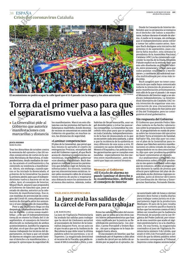 ABC SEVILLA 16-05-2020 página 38