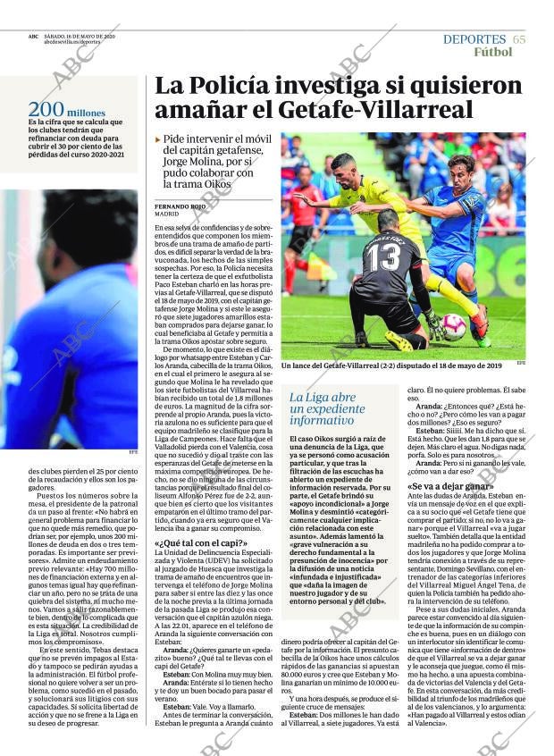 ABC SEVILLA 16-05-2020 página 65