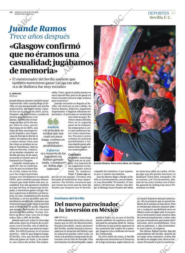 ABC SEVILLA 16-05-2020 página 67