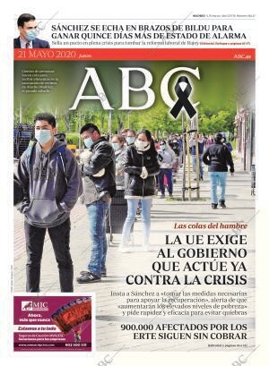 ABC MADRID 21-05-2020 página 1