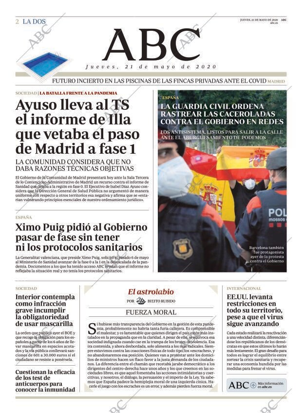 ABC MADRID 21-05-2020 página 2