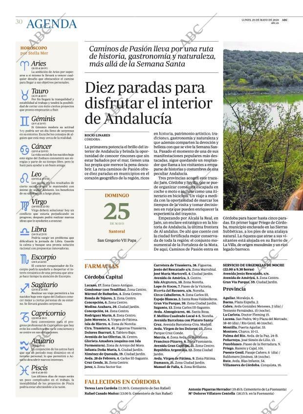 ABC CORDOBA 25-05-2020 página 30