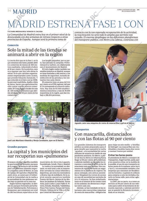 ABC MADRID 25-05-2020 página 54