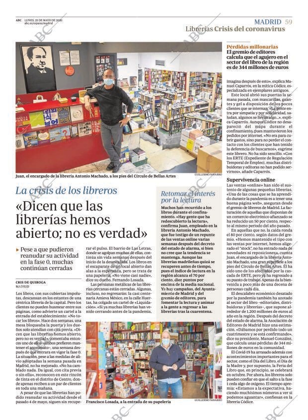 ABC MADRID 25-05-2020 página 59