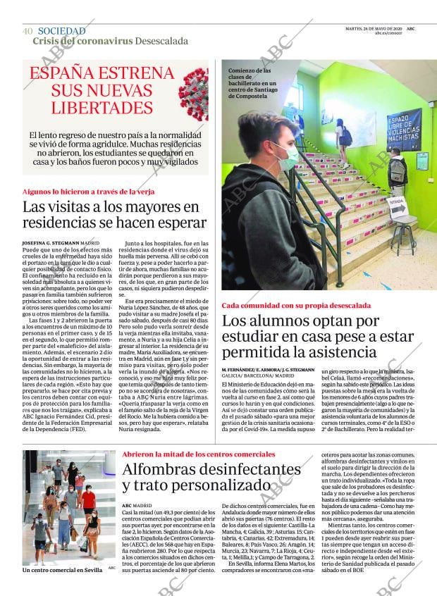 ABC MADRID 26-05-2020 página 40