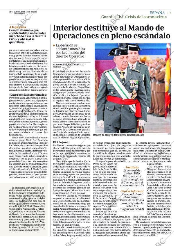 ABC MADRID 28-05-2020 página 19