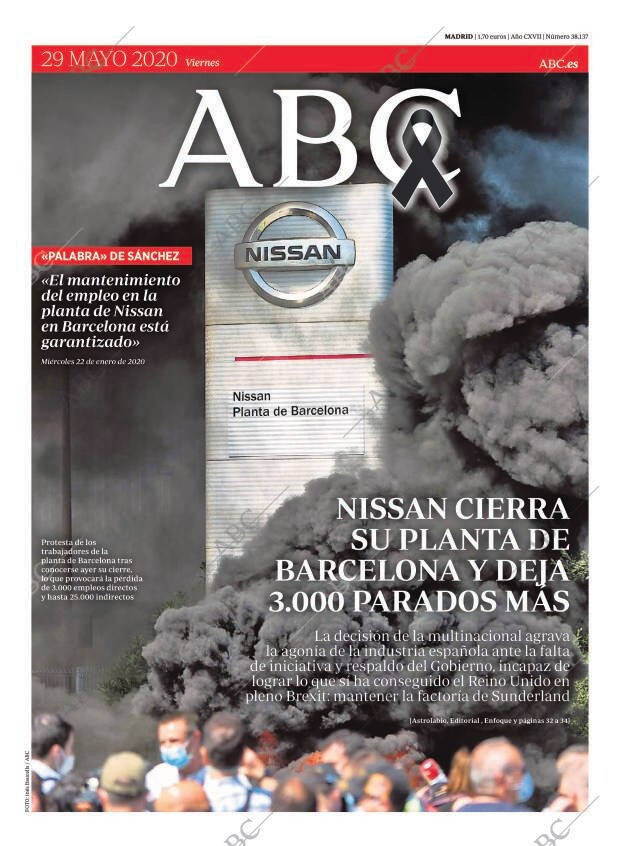 ABC MADRID 29-05-2020 página 1