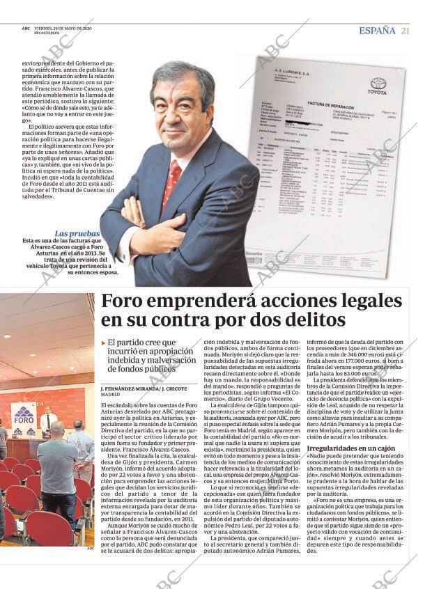 ABC MADRID 29-05-2020 página 21